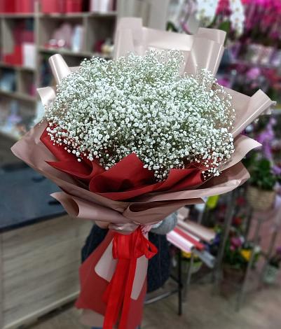 Букет цветов из: Гипсофила в Западной Двине