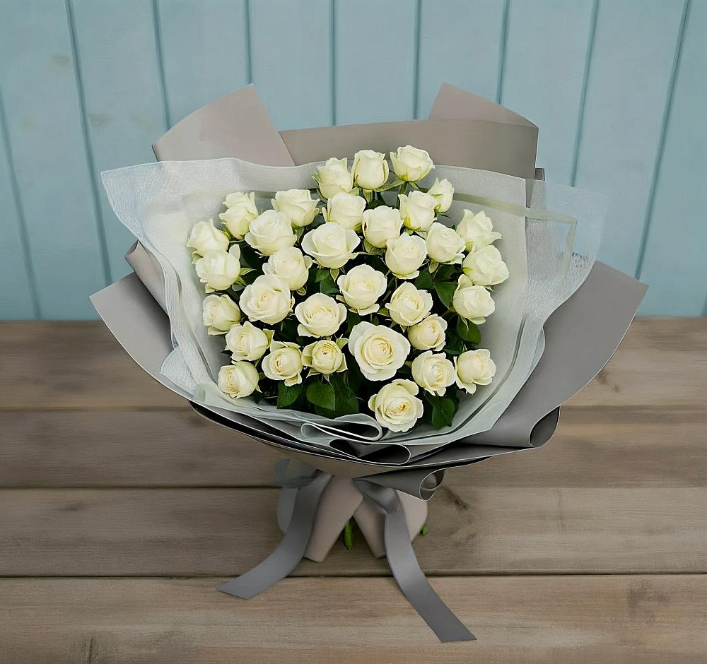 Букет Белоснежная нежность в Западной Двине
