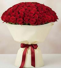Букет 101 Красная роза Милано в Западной Двине