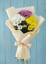 Букет цветов из:  Хризантемы #REPLACE_PRED# Западной Двине