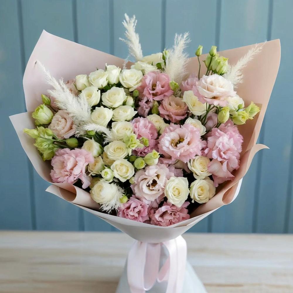 Букет цветов из: Альстромерии и Розы в Западной Двине