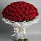 Букет 101 Красная роза Блэк Мэджик в Западной Двине