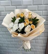 Букет цветов из:  Розы и Хризантемы в Западной Двине