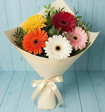 Букет цветов из:  Герберы в Западной Двине
