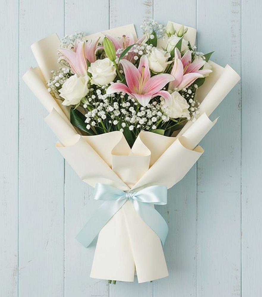 Букет цветов из: Лилии в Западной Двине