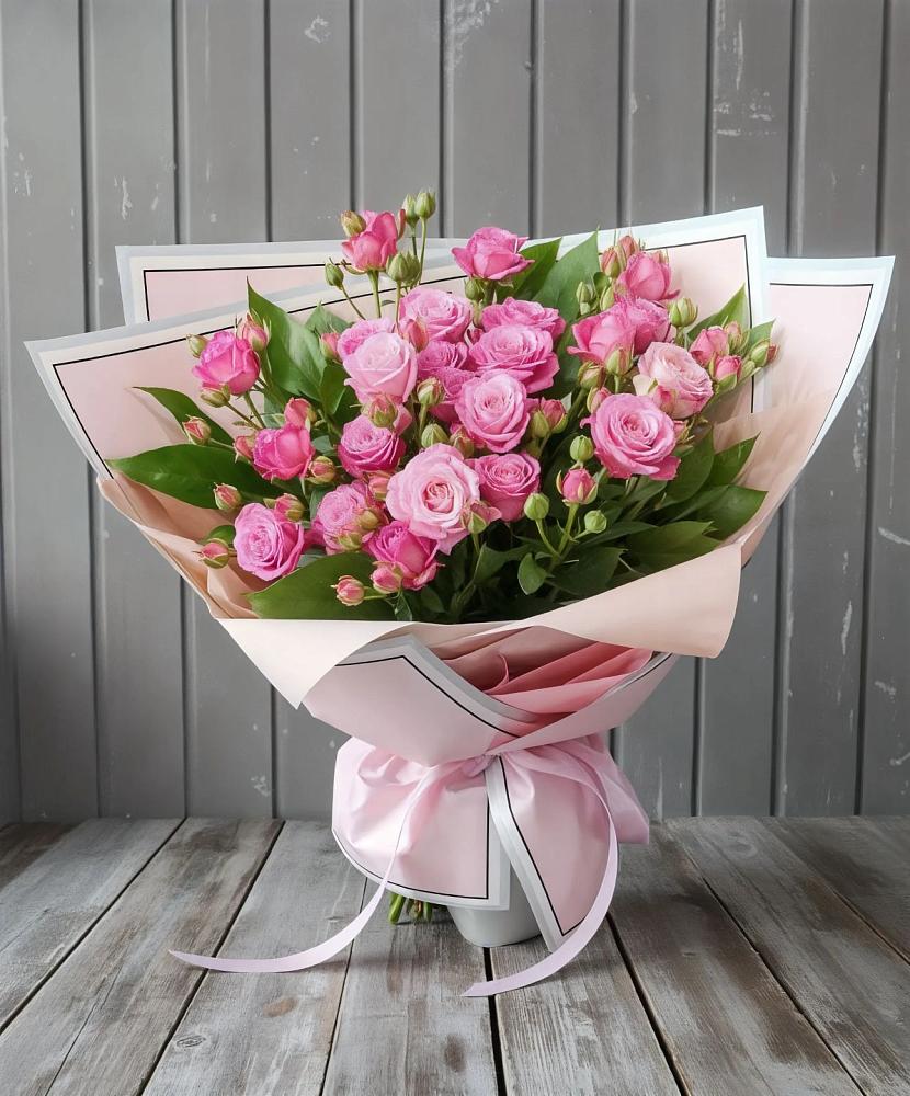 Букет Розовый кустик в Западной Двине