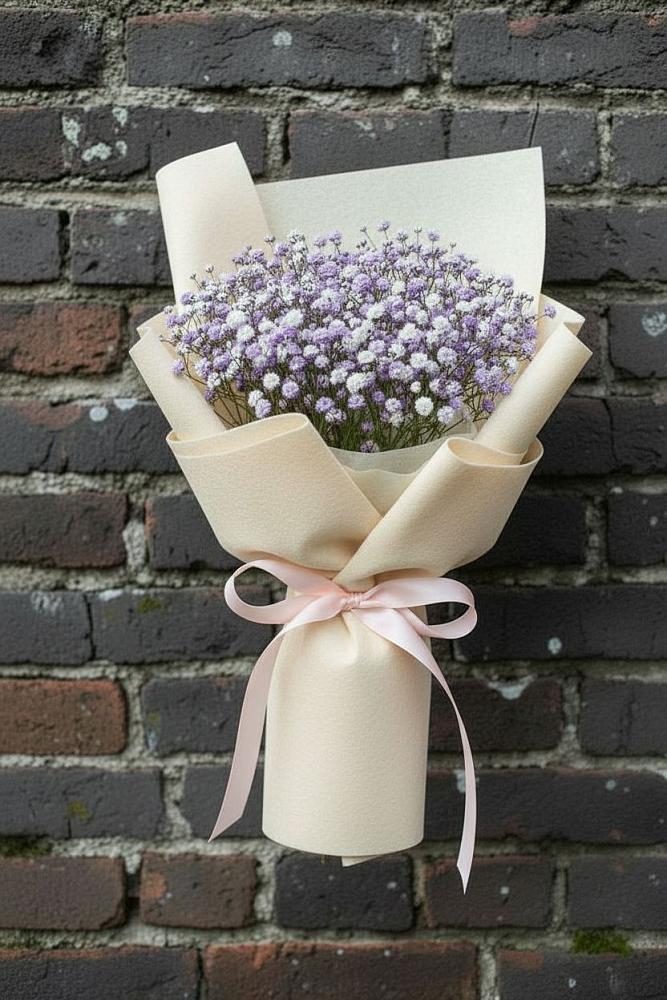 Букет цветов из: Гипсофила в Западной Двине