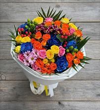 Букет цветов из:  Розы и Хризантемы #REPLACE_PRED# Западной Двине