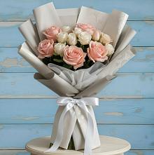 Букет цветов из:  Розы в Западной Двине