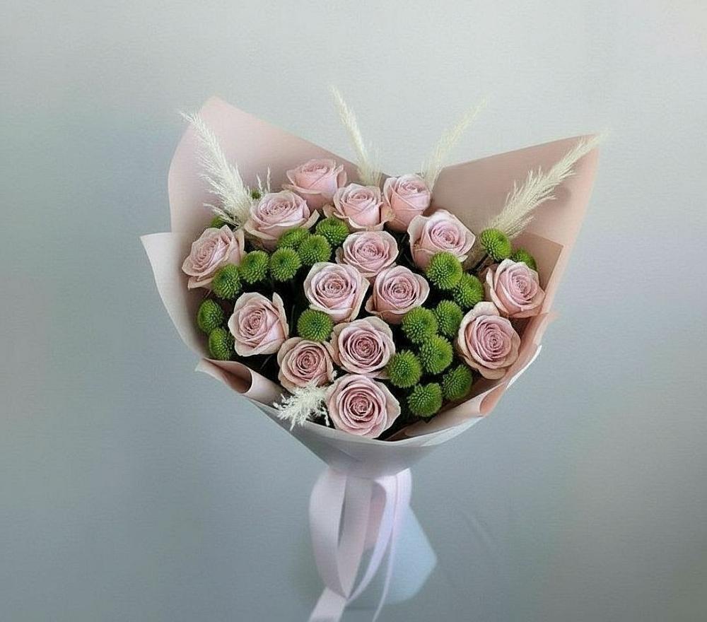 Букет цветов из: Розы и Хризантемы в Западной Двине