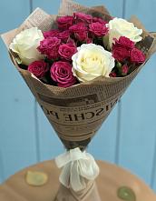 Букет цветов из:  Розы в Западной Двине