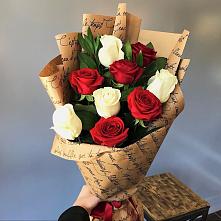 Букет цветов из:  Розы #REPLACE_PRED# Западной Двине