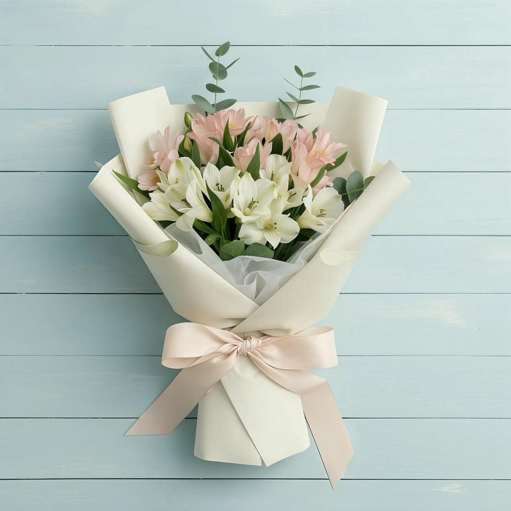 Букет цветов из: Альстромерии в Западной Двине