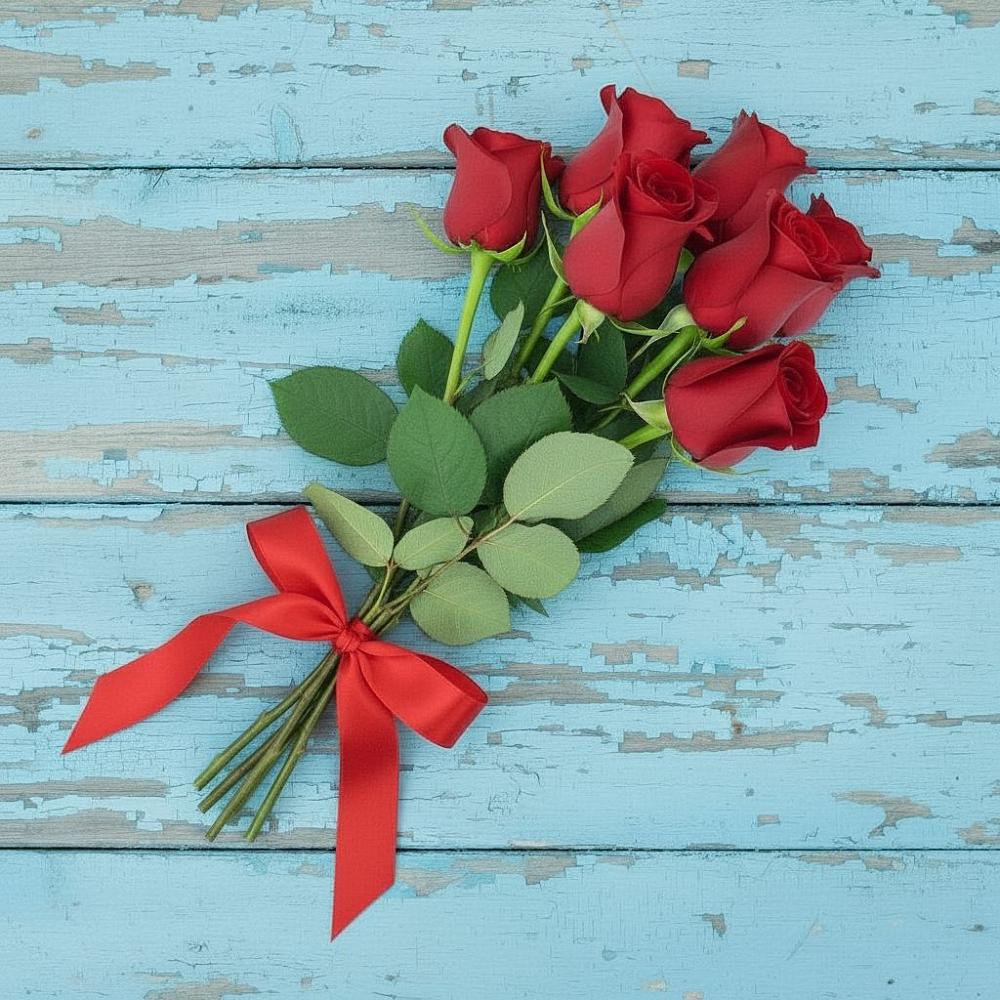 Букет Красные розы в Западной Двине