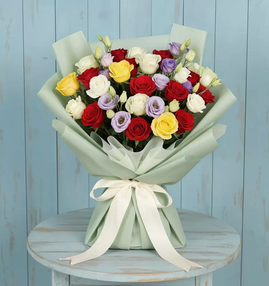 Букет цветов из: Розы в Западной Двине