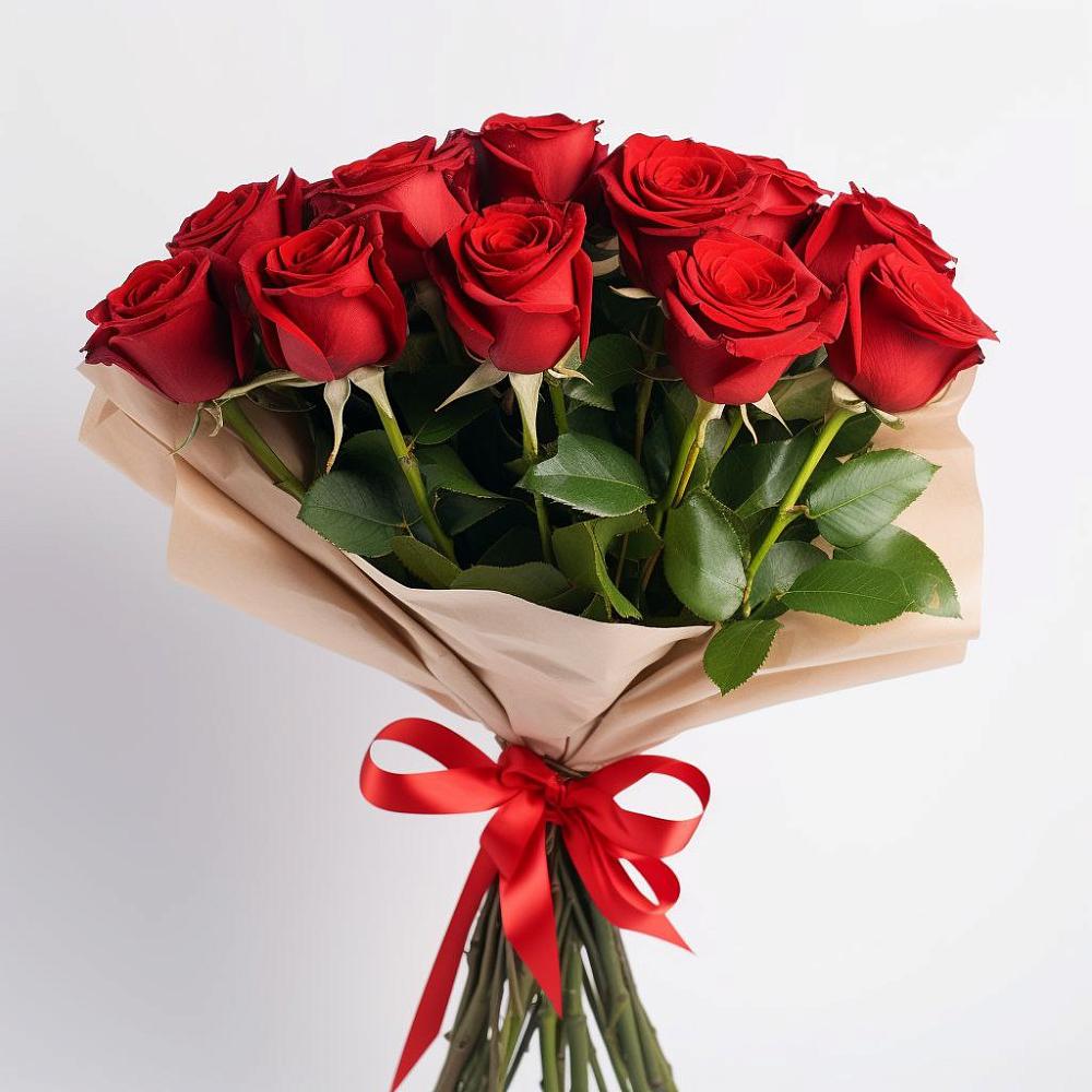 Букет 11 Красных роз Эдлесс Лав в Западной Двине